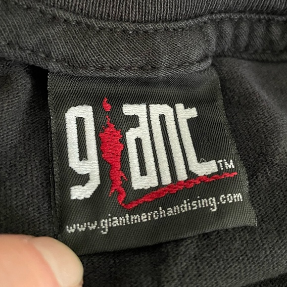 VTG Giant tag distressed black Queens of the Stone Age graphic band tee sz M - Picture 11 of 12